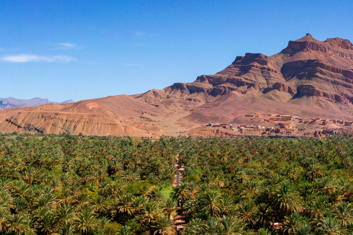 Draa Valley and Draa river